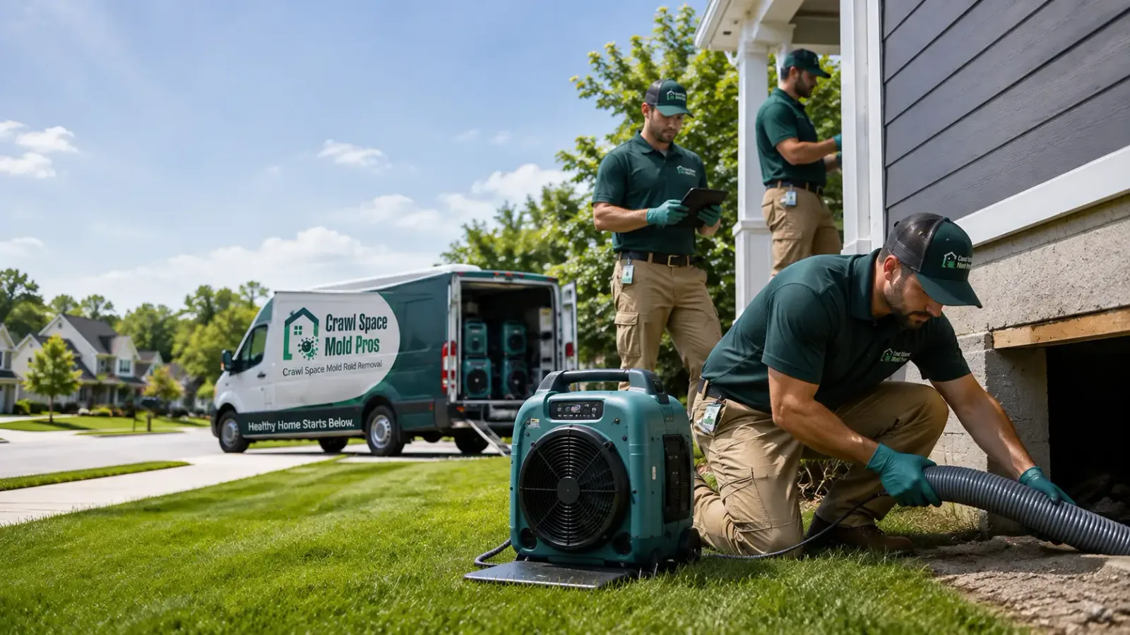 Crawl Space Mold Removal in Liberty, KS